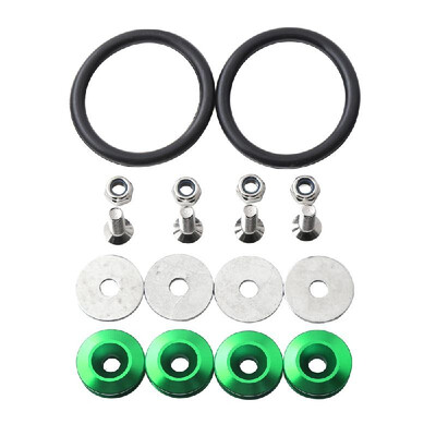 

Multiple PCS Universal Quick Release Fastener Bumper Fender Trunk Hatch Washer Screws Kit Set