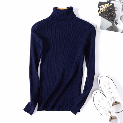 

Thick Turtleneck Warm Women Sweater Autumn Winter Knitted Femme Pull High Elasticity Soft Female Pullovers Sweater