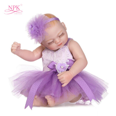 

10in Reborn Baby Rebirth Doll Kids Gift All Silica Gel Girl