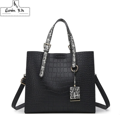 

2019 Woman Handbag Hard Serpentine Medium Size Advanced Fabrics PU Versatile Fashion Bag High-grade Autumn&Winter
