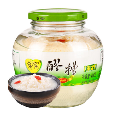 

Wowo rice wine original bottle fermentation glutinous rice wine 400g