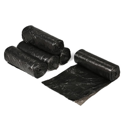 

100pcs Plastic Bag Trash Bags Waste Bin Bags 5 Rolls Garbage Bags 18"20"