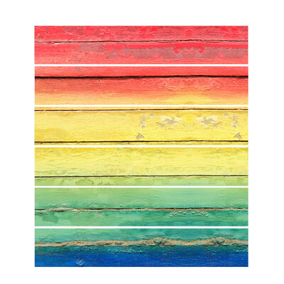 

6 PcsSet 3D Landscape Self-adhesive Stairs Risers Stickers Mural Staircase Stickers Wallpaper Decor