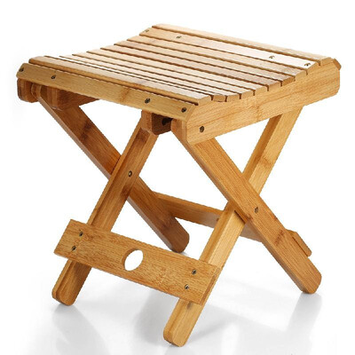 

Small Chair Natural Bamboo Folding Chair Folding Stool Mini Chair Portable Chair Collapsible Chair Folded Seat Small Folding Seat