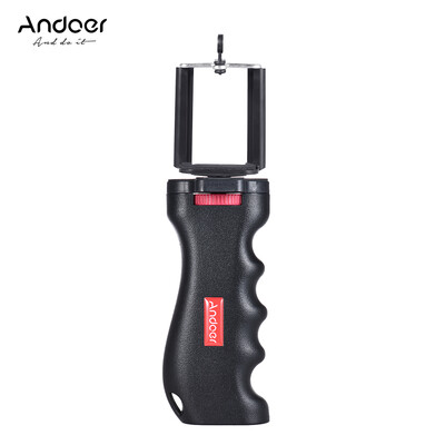 

Andoer Cross-shaped Mini Universal Handheld Grip Handheld Stabilizer Holder Adjustable Phone Holder with 14" Screw Mounts for 5