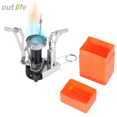 

Outlife Portable Gas Burner Foldable Integrated Stove Head with Adjustable Switch