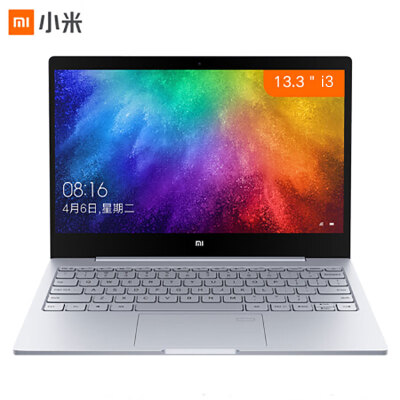 

Millet MI Air 133-inch all-metal ultra-thin laptop i3-8130U 8G 128G SSD 72 NTSC FHD pre-installed Office fingerprint version Silver