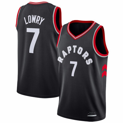 

2019 New Mens Toronto Raptors 7 Kyle Lowry White Black Red Basketball Jersey Size -XXL