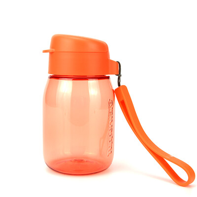 

Tupperware new penguin doodle cup student cute leak-proof cup with reins 350ml vitality orange
