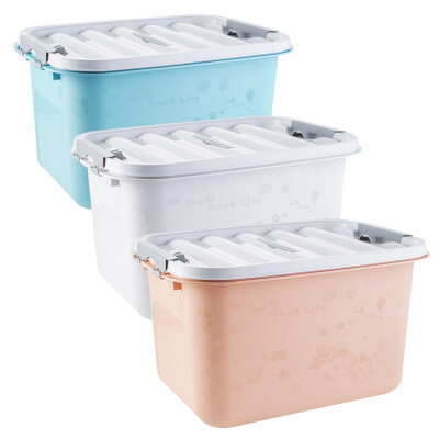 

Van Gogh VENGO Vientiane printing pulley storage box mixed color storage box storage box about 80L 3 sticks