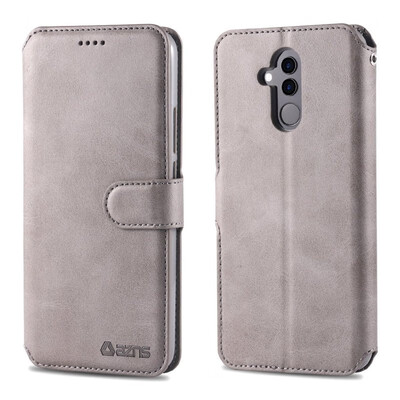 

MOONCASE Huawei Mate 20 Lite Dallas Series Leather Case - Gray