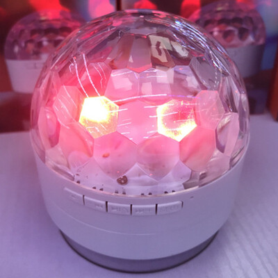 

Colorful stage light bluetooth speaker Wireless phone audio FM radio night holiday lights TF card U disk player MP3 usb speakers