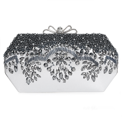

Women Beaded Rhinestone Handbags for Party Elegant Shoulder Bag for Ladies Crossbody Bag Purse Wallet for Wedding Ball