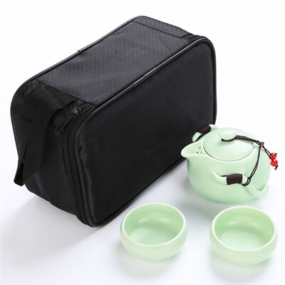 

Portable tea set for travel pottery tea pot cup kungfu tea set Chinese tea cups