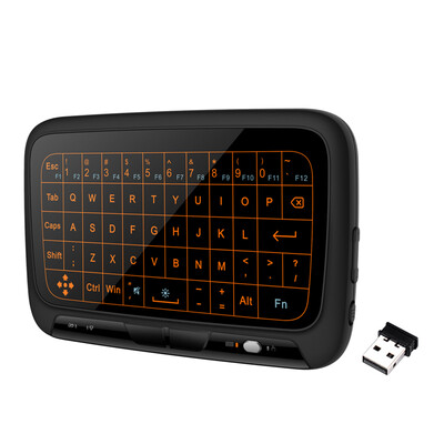 

H18 24GHz Wireless Keyboard Full Touchpad Backlight Keyboard with Large Touch Pad Remote Control for Smart TV Android TV Box PC