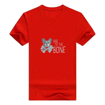 

French Bulldog Gifts Bad to The Bone Frenchie Juniors Mans t-Shirt