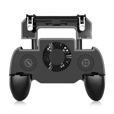 

Mobile Game Controller Grip Extended Handle with Trigger Joystick for iOS Android