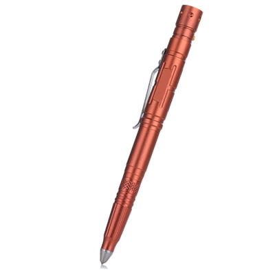 

B0072 Tactical Pen Self Defense from Badass EDC Tool for Survival Military Police Grade LED Flashlight Tungsten Steel Glass Break