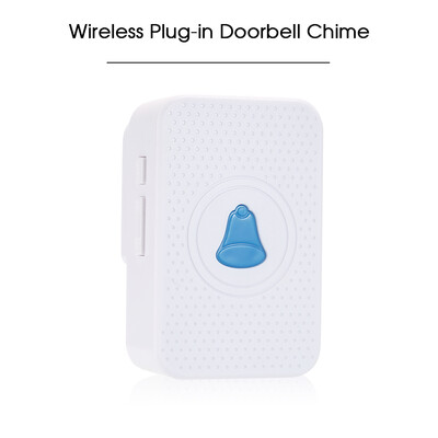 

Wireless Plug-in Doorbell Chime With LED 5 Levels Volume 55 Ringtones Compatible with Visual Doorbell with WiFi Wireless Doorbell