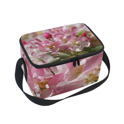 

ALAZA Lunch Box Insulated Cherry Tree Flower Lunch Bag Large Cooler Tote Bagfor Men Women