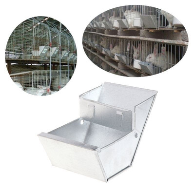 

Rabbit Hutch Trough Feeder Drinker Bowl For Rabbit Farming Animal Equipment Tool