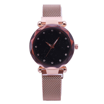 

Women Elegant Quartz Magnetic Watch Fashionable Gorgeous Stainless Steel Wrist Watch