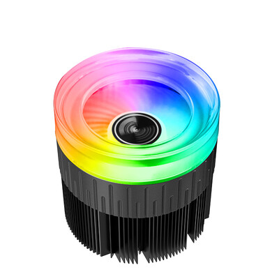 

JONSBO CR-601 colorful streamer CPU cooler multi-platform 4 heat pipe 12CM colorful fan PWM temperature control all metal buckle with silicone grease