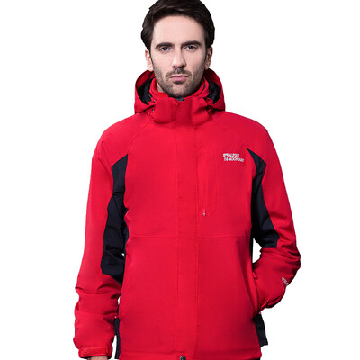 

El Monte ALPINT MOUNTAIN Jackets Men&Women Couples FallWinter Three-in-One Jackets Fleece Warm Two-piece 630-619 Red