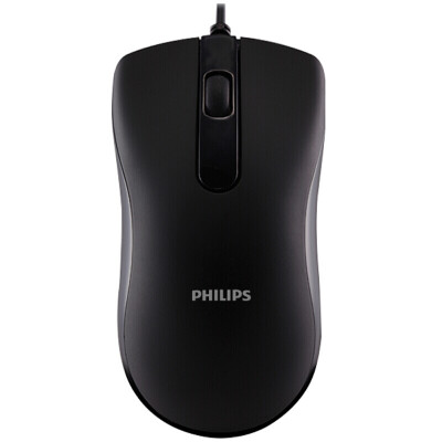 

Philips PHILIPS SPK7101BS mouse wired mouse office mouse mute mouse ergonomic black 1000dpi