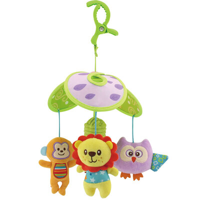 

Baby Crib Mobile Toys Infant Rattle Hanging Rotating Soft Nursery Bed Decoration Bell Activity Play Toys For 0-6 Month Boys Girls
