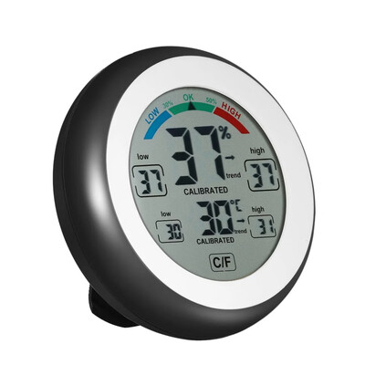 

°C°F Digital Thermometer Hygrometer Temperature Humidity Meter Max Min Value Trend Display
