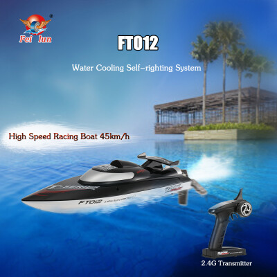 

Original Feilun FT012 24G Brushless 45kmh High Speed RC Racing Boat with Water Cooling Self-righting System