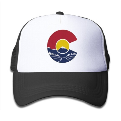 

Waldeal Rocky Mountain Colorado C Toddler Cool Baseball Hat Trucher Mesh Cap Great for Kids