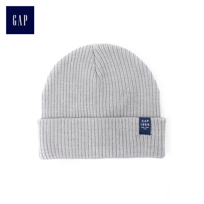 

GAP flagship store boy earmuffs knitted wool hat children warm warm head round hat 304711 bright heat gray ash  M