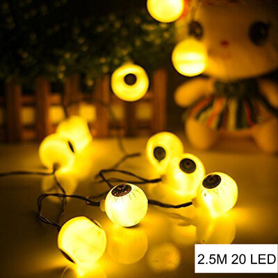 

UpperX 1pcs Halloween Decor String Lights20 LED Eyes LightsFairy String LightStarry Light for OutdoorHomePatioGarden