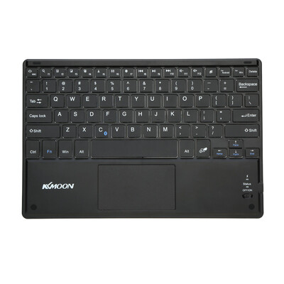 

KKmoon 81 Keys Ultra Slim Thin BT Keyboard with Touch Pad for Android 30 to Android 70 Windows XP 7 8 10