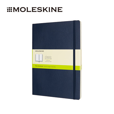

MOLESKINE classic notebook business office stationery meeting notebook soft surface plus large white hand account dark blue 4788