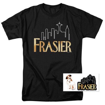

Frasier TV Series Logo T Shirt & Stickers