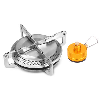 

Portable Folding Mini Camping Stove Butane gas cooker head Outdoor Gas Stove Survival Furnace Stove Pocket Picnic Cooking Burner