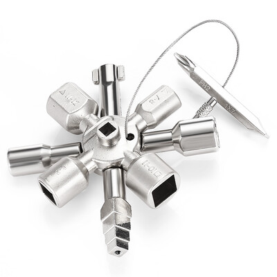 

HakkaDeal 10 in 1 Electric Control Cabinet Cross Triangle Key Wrench