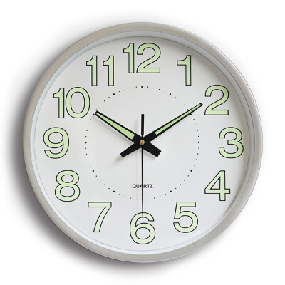 

12 inch Luminous Wall Quartz Clock Home Decorations