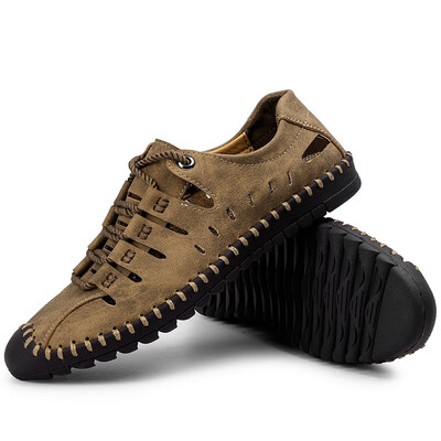 

Men Summer Men Outdoor Sandals Hiking Shoes Sandals Quick Dry Protective Toecap Sport Men Walking Shoes Large Size