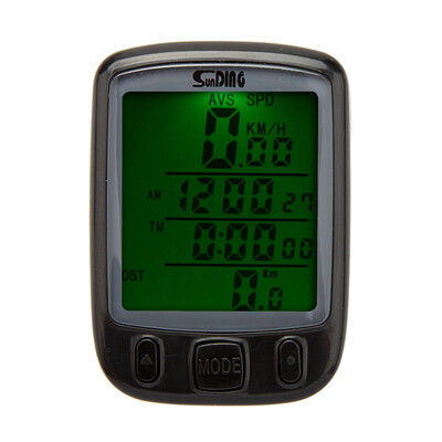 

Bike Bicycle Cycling Computer Odometer Speedometer LCD Backlight Backlit Waterproof Multifunction