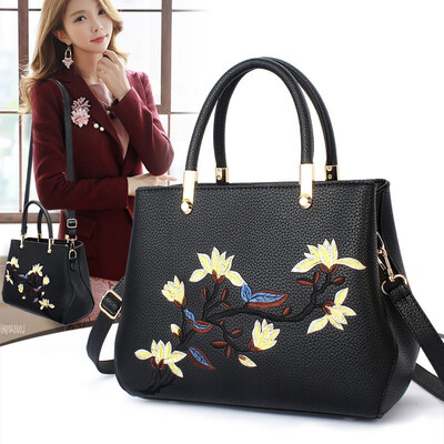 

New Pattern Fashion Ladies Cross Section Shoulder Bag Embroider Women Handbag