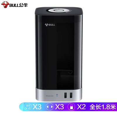 

BULL GN-F1331 vertical USB socket small Jingyu mobile APP remote control 2USB interface 6 jack with WIFI control