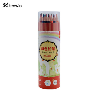

tenwin Pre-sharpened Color Pencils Art Drawing Painting Sketching Pencils Set for Office School Student Coloring Book Supplies 24