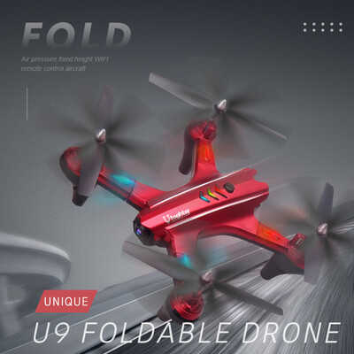 

Utoghter U9 WIFI FPV 720P Camera Headless Mode Altitude Hold Foldable RC Drone Christmas Gift