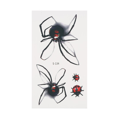 

Fashion Waterproof Animal Tattoo Stickers Wolf Spider Owl Cat Horse Fawn Body Art Tattoo Pattern