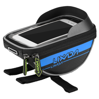 

Lixada Cycling Bike Bicycle Bag Top Tube Handlebar Bag Touchscreen Cell Phone Mount Holder MTB Road Bike Bicycle Front Frame Bag