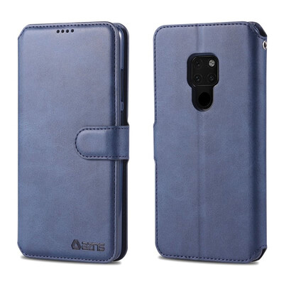 

MOONCASE Huawei Mate 20 Maverick Series Leather Case - Blue